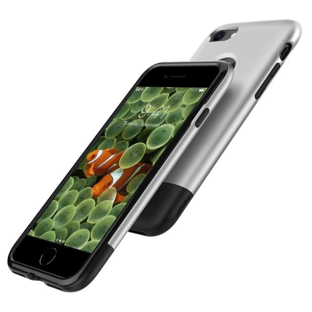 Чохол Spigen для iPhone 8 | 7 Classic One Silver (054CS24406)