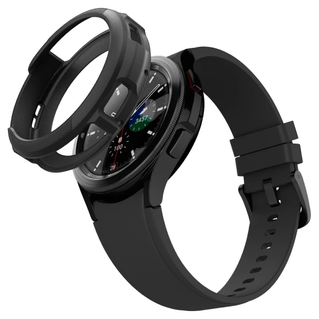 Чехол Spigen для Galaxy Watch 4 42mm Liquid Air Black (ACS03141)