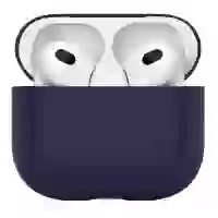 Чохол для навушників Upex для Apple AirPods 3 Slim Series Midnight Blue (UP77107)