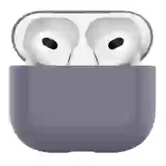 Чехол для наушников Upex для Apple AirPods 3 Slim Series Lavender Gray (UP77108)