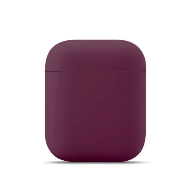 Чохол для навушників Upex для Apple AirPods Slim Series Marsala (UP78517)