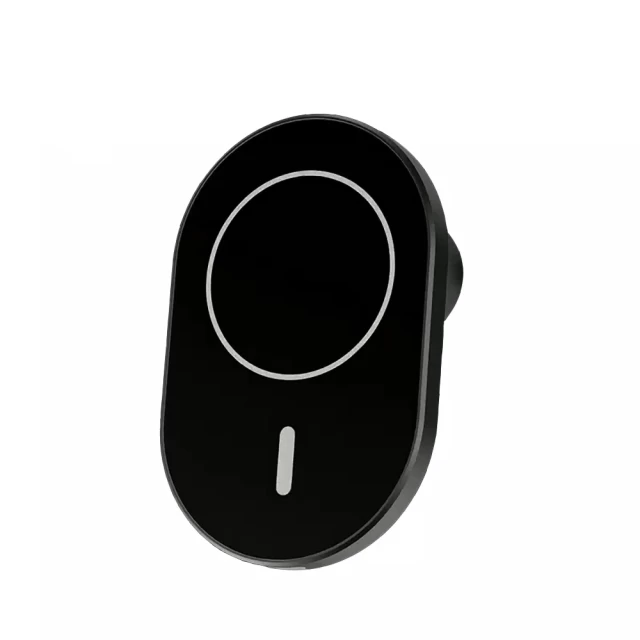 Автотримач з функцією бездротової зарядки WIWU Liberator Magnetic Wireless Charger Black with MagSafe (CH-306)