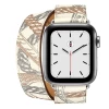 Ремінець Upex Double Tour для Apple Watch 41 | 40 | 38 mm Blanc Allover Print Swift Leather