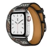 Ремешок Upex Double Tour для Apple Watch 41 | 40 | 38 mm Noir Allover Print Swift Leather