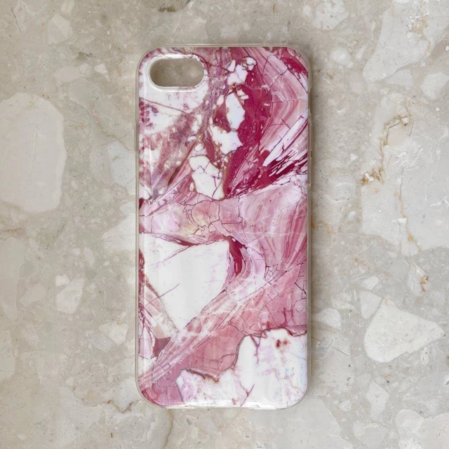 Чехол Wozinsky Marble для Huawei P30 Lite Pink (7426825374257)