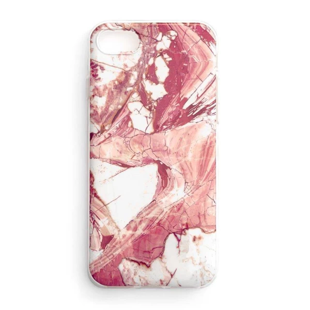 Чехол Wozinsky Marble для iPhone 8 Plus/7 Plus Pink (7426825374073)