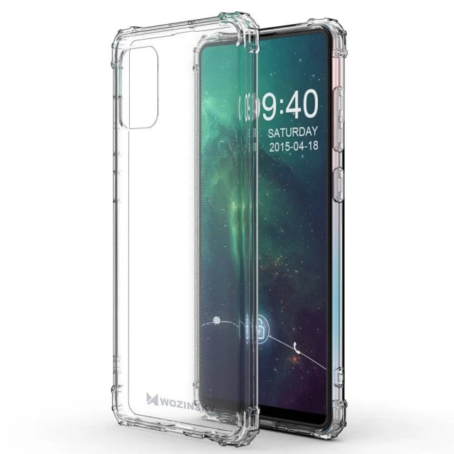 Чехол Wozinsky Anti-Shock для Samsung Galaxy A21s Transparent (9111201915756)