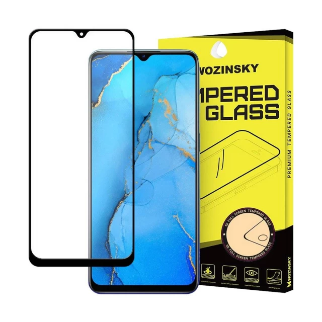 Захисне скло Wozinsky Tempered Glass Full Glue для Oppo Reno 3 Black (9111201905986)
