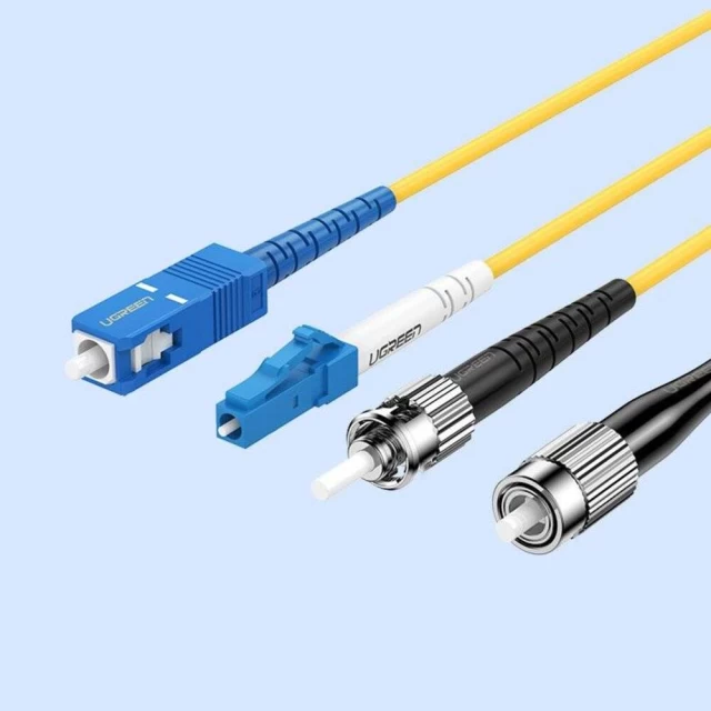 Патчкорд Ugreen LC-LC Single-mode Patchcord Optical Fiber Network 3m Yellow (UGR717YEL)