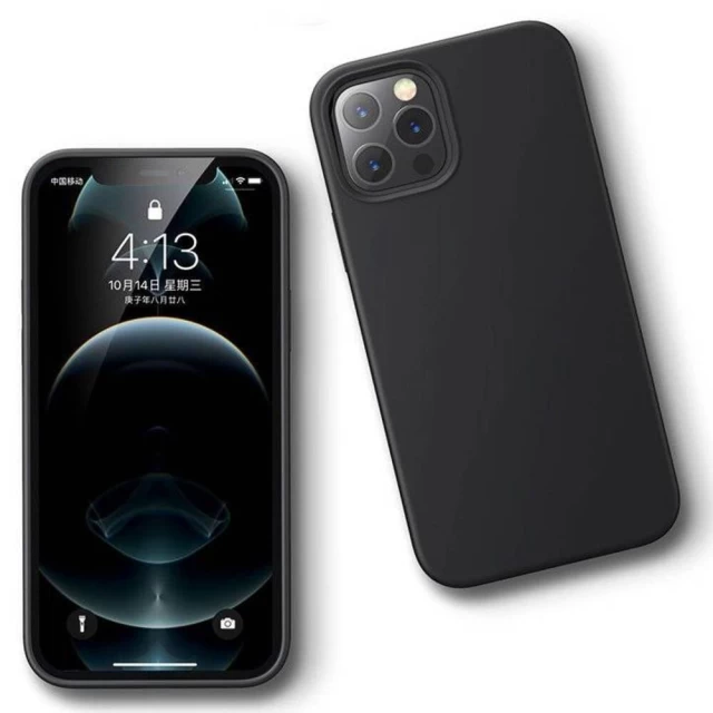 Чохол Ugreen Rubber Flexible Silicone для iPhone 12 Pro Max Black (UGR1362BLK)