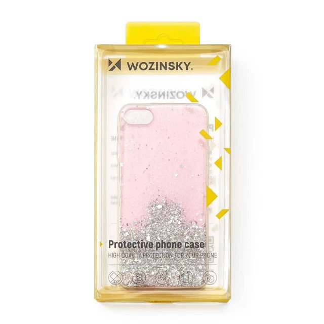 Чохол Wozinsky Star Glitter для Samsung Galaxy S21 Pink (9111201922655)