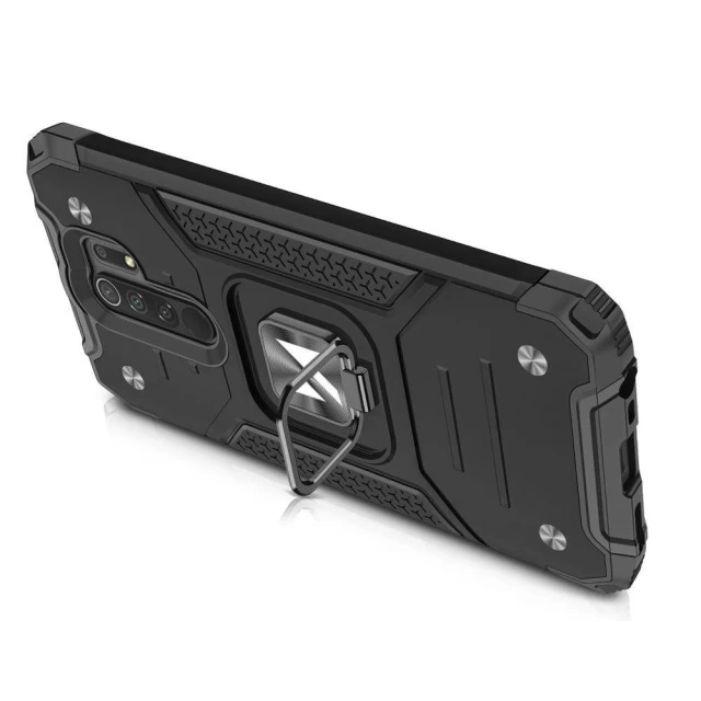 Чохол Wozinsky Ring Armor для Xiaomi Redmi 10X 4G/Redmi Note 9 Black (9111201920088)