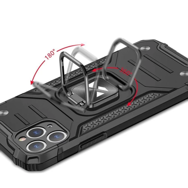 Чохол Wozinsky Ring Armor для iPhone 11 Pro Silver (9111201919068)