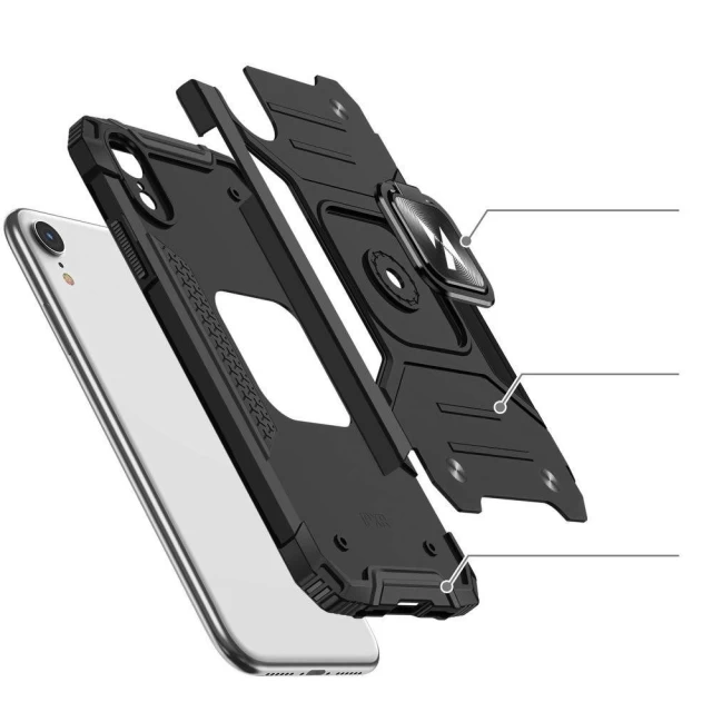 Чохол Wozinsky Ring Armor для iPhone XR Black (9111201918917)