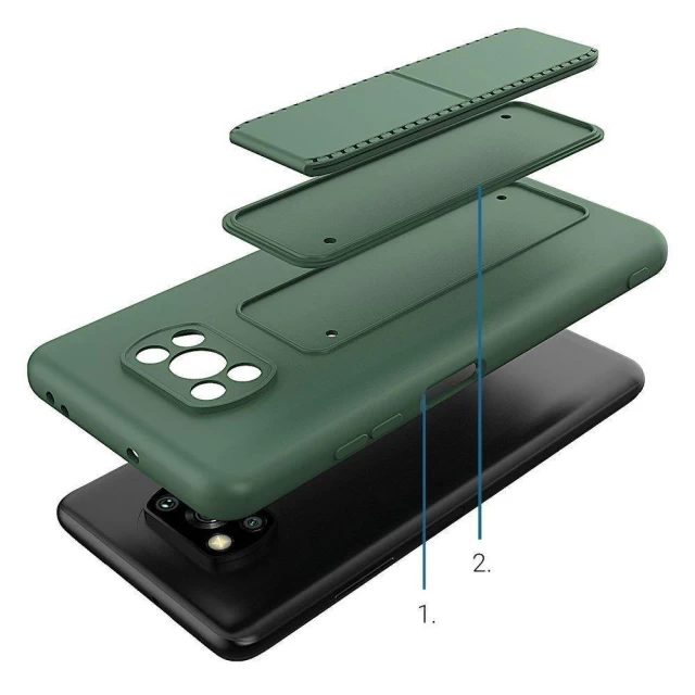 Чохол Wozinsky Kickstand Case для Xiaomi Poco X3 NFC/Poco X3 Pro Black (9111201941649)