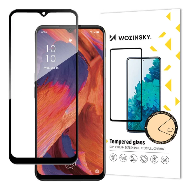 Захисне скло Wozinsky Tempered Glass Full Glue для Realme 7 Black (9111201924406)