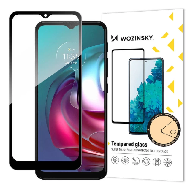 Защитное стекло Wozinsky Tempered Glass для Motorola Moto G30/Moto G20/Moto G10 Black (9111201928169)