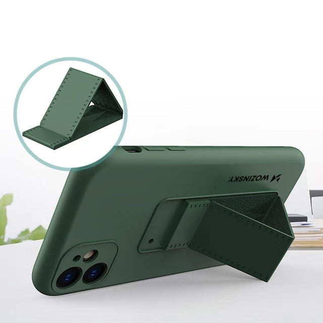 Чехол Wozinsky Kickstand Case для iPhone 11 Dark Green (9111201939981)