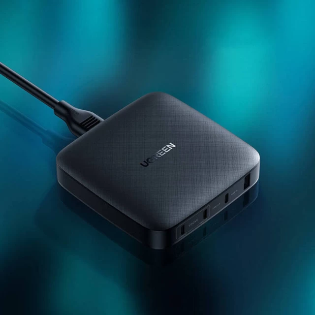 Мережевий зарядний пристрій Ugreen 3x USB Type-C/1x USB-A 100W Black (6957303878710)