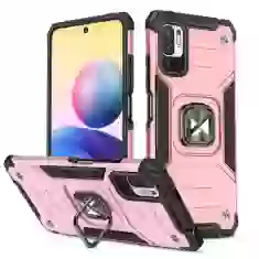Чохол Wozinsky Ring Armor для Xiaomi Redmi Note 10 5G Pink (9111201935549)