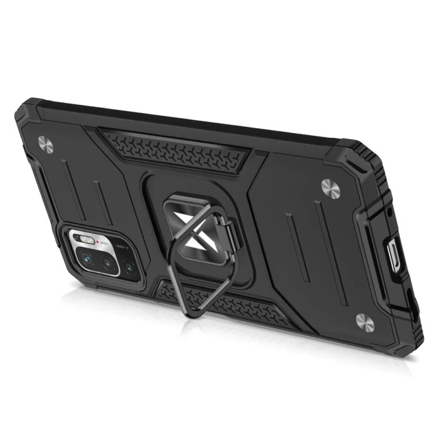Чехол Wozinsky Ring Armor для Xiaomi Redmi Note 10 5G Black (9111201935587)