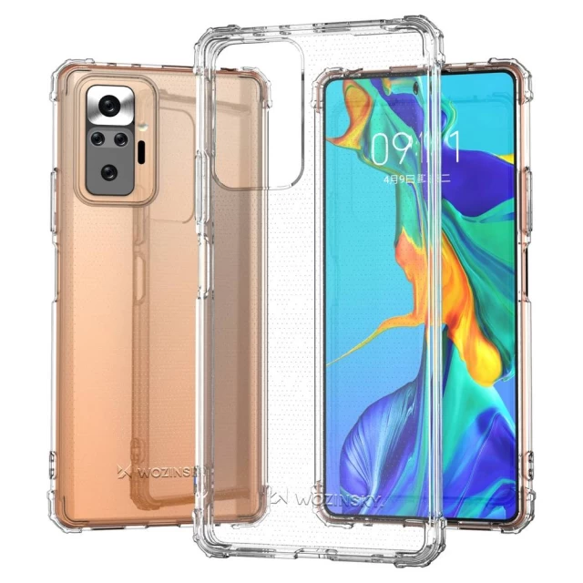 Чохол Wozinsky Anti-Shock для Xiaomi Redmi Note 10 Pro Transparent (9111201938106)