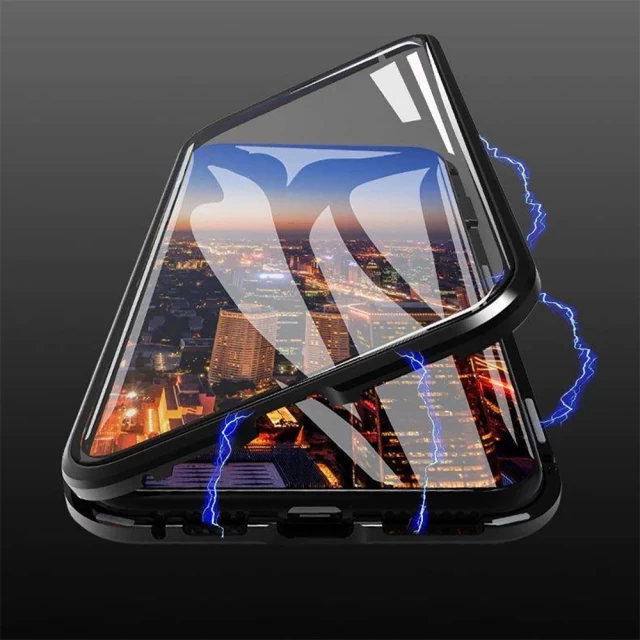 Чохол і захисне скло Wozinsky Magnetic Case 360 для Samsung Galaxy A32 4G Black (9111201944176)
