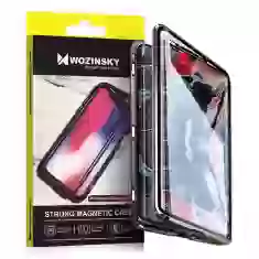 Чохол і захисне скло Wozinsky Magnetic Case 360 для Samsung Galaxy A32 4G Black (9111201944176)