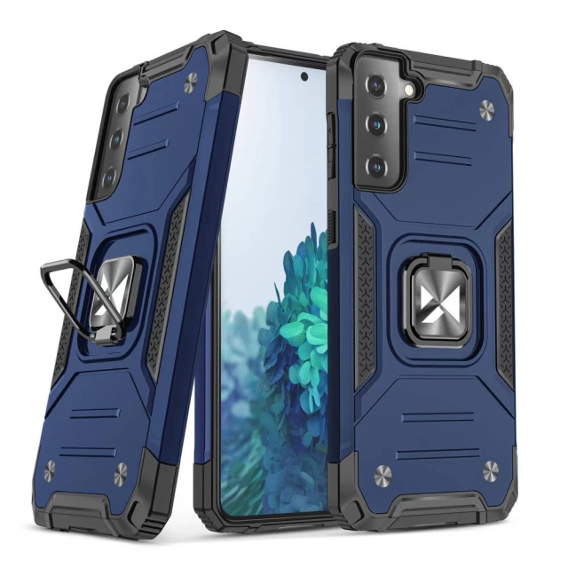 Чехол Wozinsky Ring Armor для Samsung Galaxy S21 FE Blue (9111201944497)