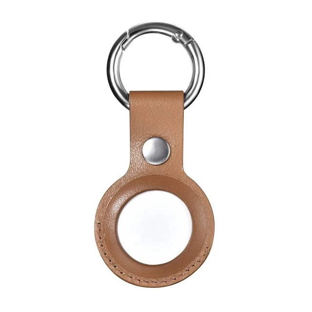 Чехол iCarer для AirTag Leather Nappa Brown (WMAT01-BN)
