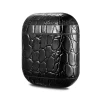 Чохол iCarer для AirPods 2/1 Leather Crocodile Black (WMAP008-BK)