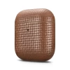 Чохол iCarer для AirPods 2/1 Leather Woven Brown (WMAP010-BN)
