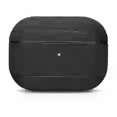 Чехол iCarer для AirPods Pro Leather Alcantara Black (WMAP006-BK)