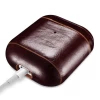 Чехол iCarer для AirPods 2/1 Leather Oil Wax Brown (WMAP011-CO)