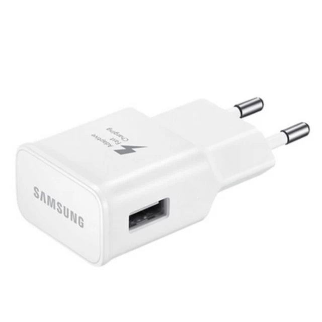 Сетевое зарядное устройство Samsung 15W USB-A with USB-C to USB-A Cable 1m White (EP-TA20EWECGWW)