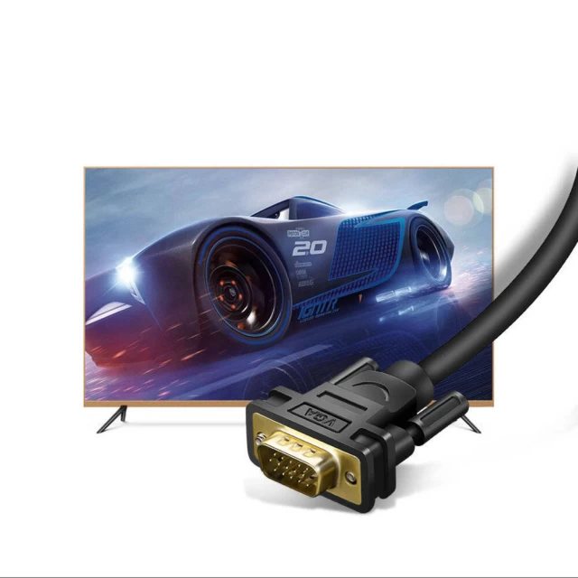 Адаптер Ugreen HDMI to VGA with micro USB Power 1.5m Black (UGR1301BLK)