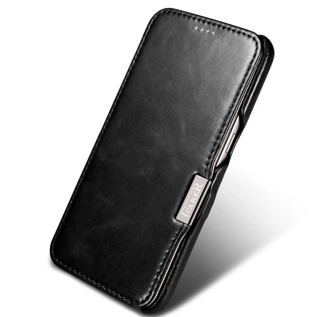 Чохол iCarer для Samsung Galaxy S7 Vintage Folio Black (RS980002-BK)