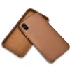 Чехол iCarer для iPhone XS | X Leather Case Brown (RIX23-BN)