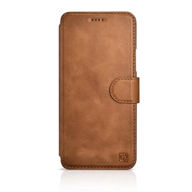 Чехол-книжка iCarer для Samsung Galaxy S9 Plus Leather Folio Flip Cover Brown (RS992004-BN)