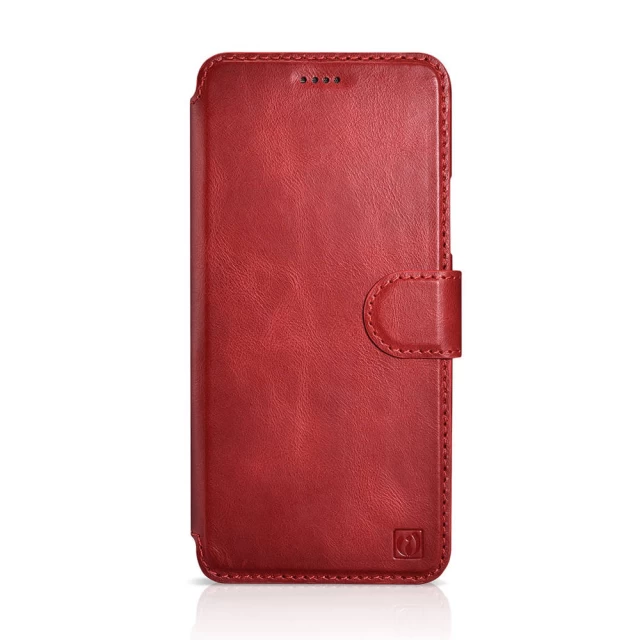 Чехол-книжка iCarer для Samsung Galaxy S9 Plus Leather Folio Flip Cover Red (RS992004-RD)