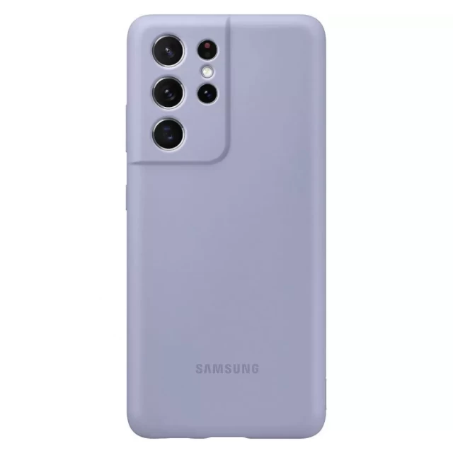 Чохол Samsung Silicone Cover для Samsung для S21 Ultra Violet (EF-PG998TVEGWW)