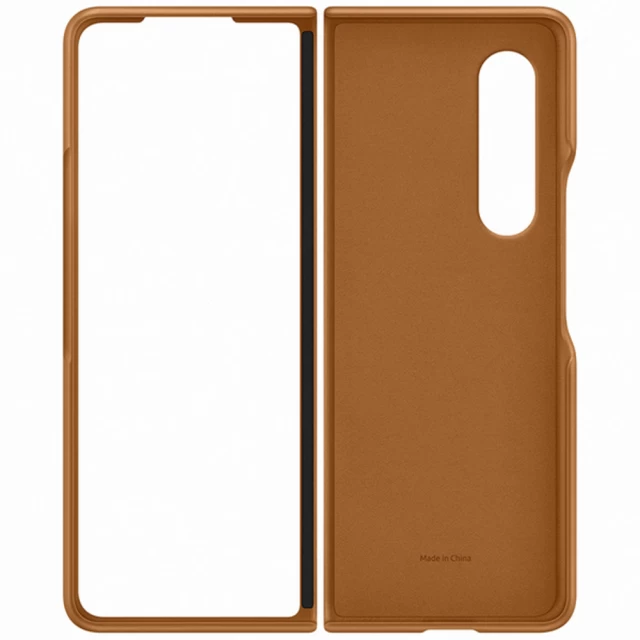 Чехол Samsung Leather Cover для Samsung Galaxy Fold3 (F926) Camel (EF-VF926LAEGWW)