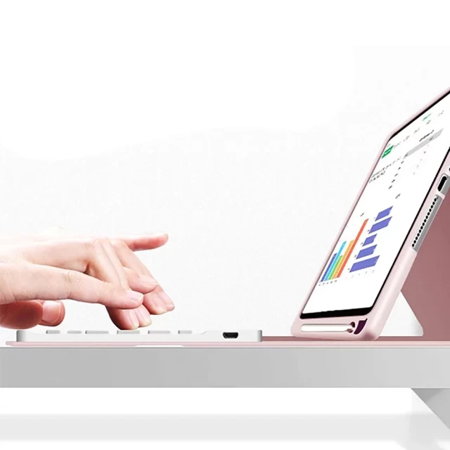 Чехол-клавиатура Tech-Protect Smart Case Pen and Keyboard для iPad Pro 11 2021 | 2020 Pink (9589046920981)