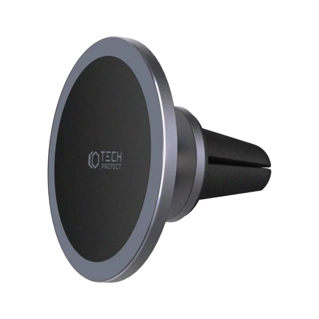 Автотримач Tech-Protect N52 Magnetic Vent Car Mount Black/Grey with MagSafe (9589046925139)