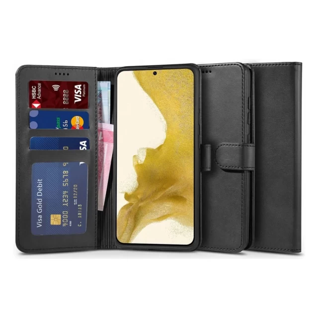 Чохол Tech-Protect Wallet для Samsung Galaxy S22 Plus Black (9589046919732)