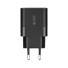 Сетевое зарядное устройство Tech-Protect QC 30W USB-C | USB-A Black (9589046926808)
