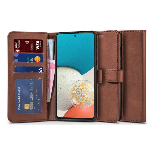 Чехол Tech-Protect Wallet для Samsung Galaxy A53 5G Brown (9589046920318)