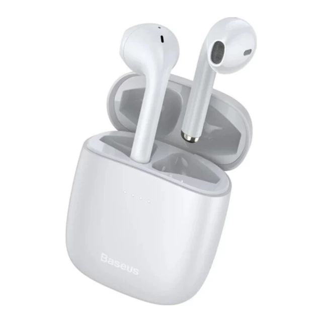 Наушники Baseus W04 TWS Wireless Earphone White (6953156215726)