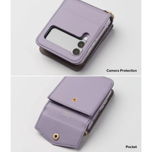 Чохол Ringke Signature для Samsung Galaxy Flip3 (F711) Light Purple (FS111R255)