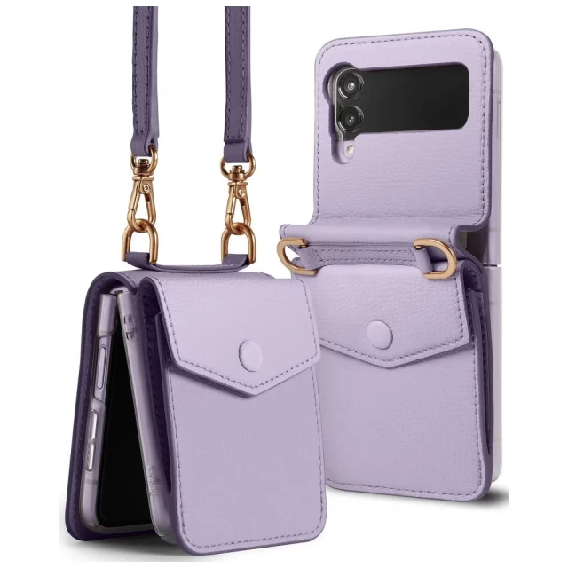 Чохол Ringke Signature для Samsung Galaxy Flip3 (F711) Light Purple (FS111R255)